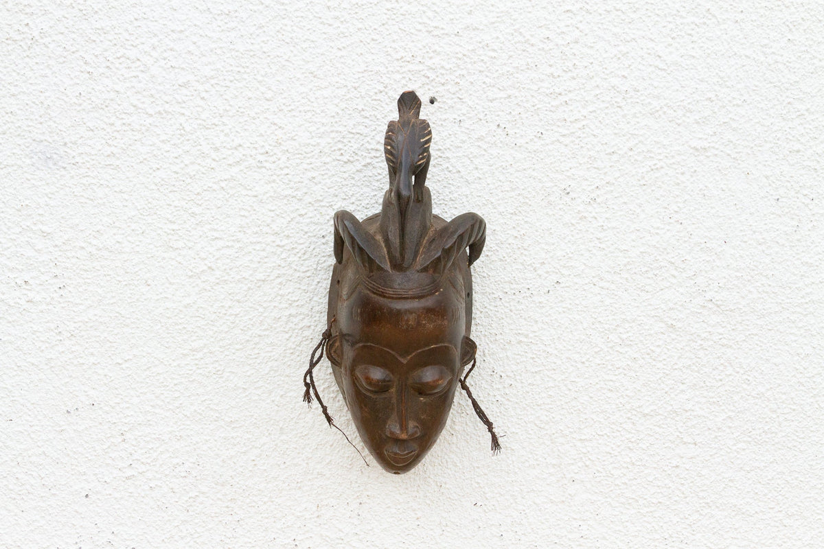 Bird Headrest African Tribal Mask