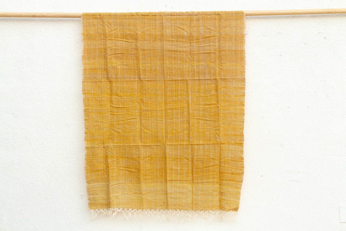 Organic Peace Silk Throw, Marigold Field