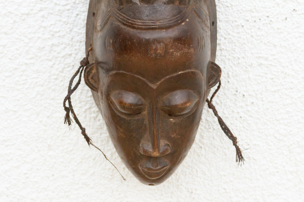 Bird Headrest African Tribal Mask