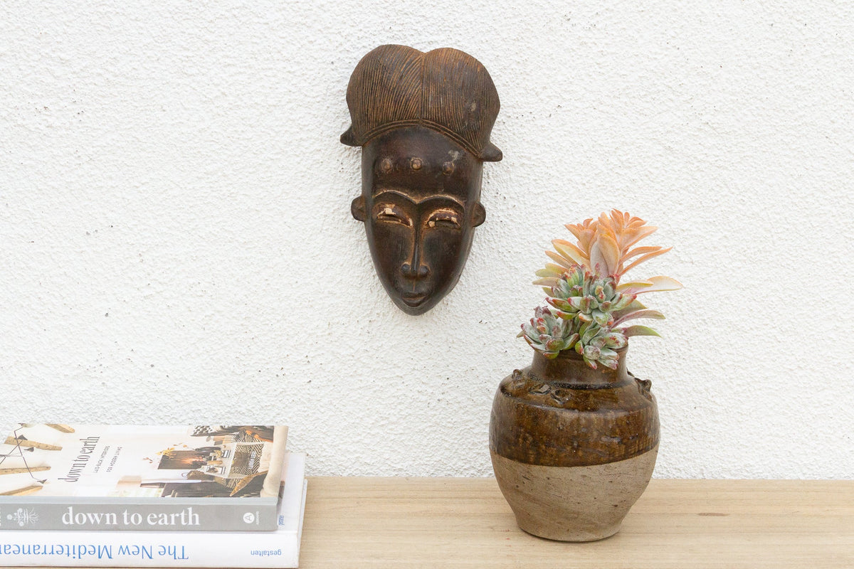 Ceremonial Hairstyle Old African Mask