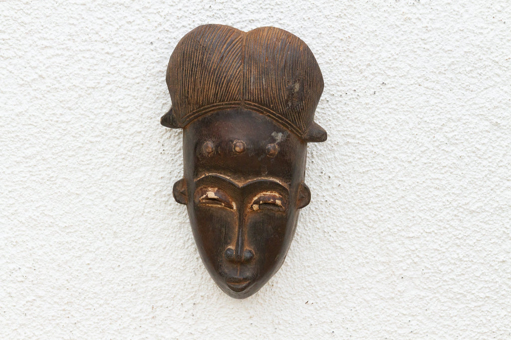 Ceremonial Hairstyle Old African Mask
