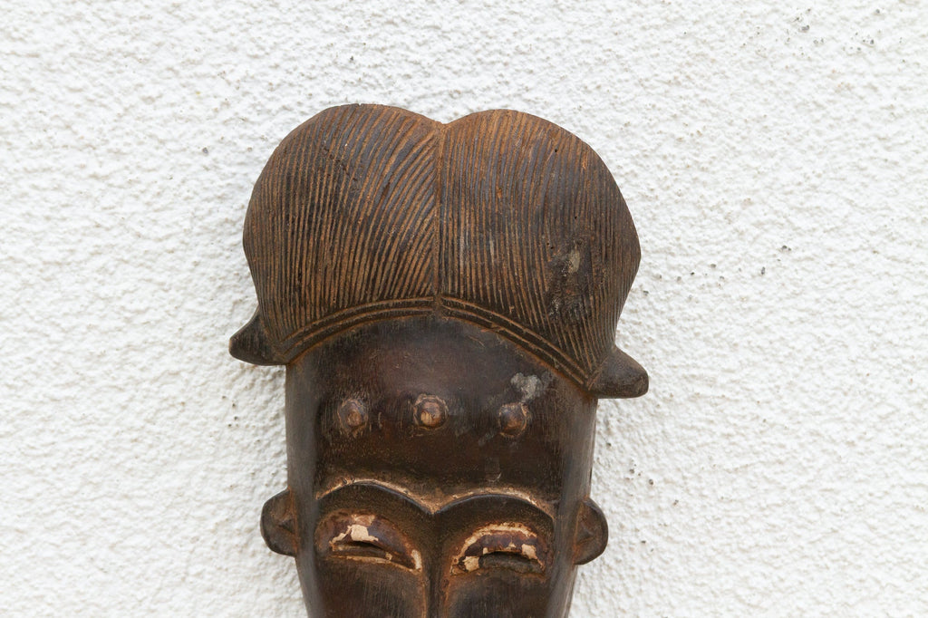 Ceremonial Hairstyle Old African Mask