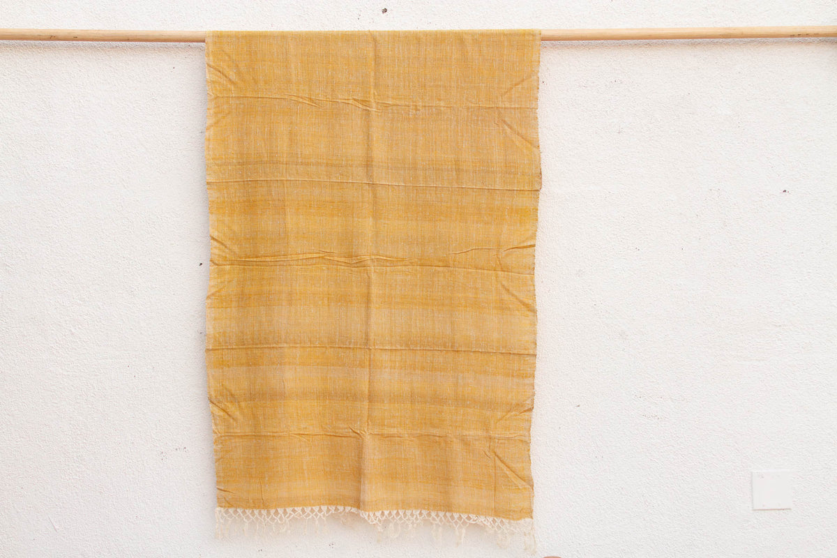 Organic Peace Silk Throw, Golden Field (Trade)