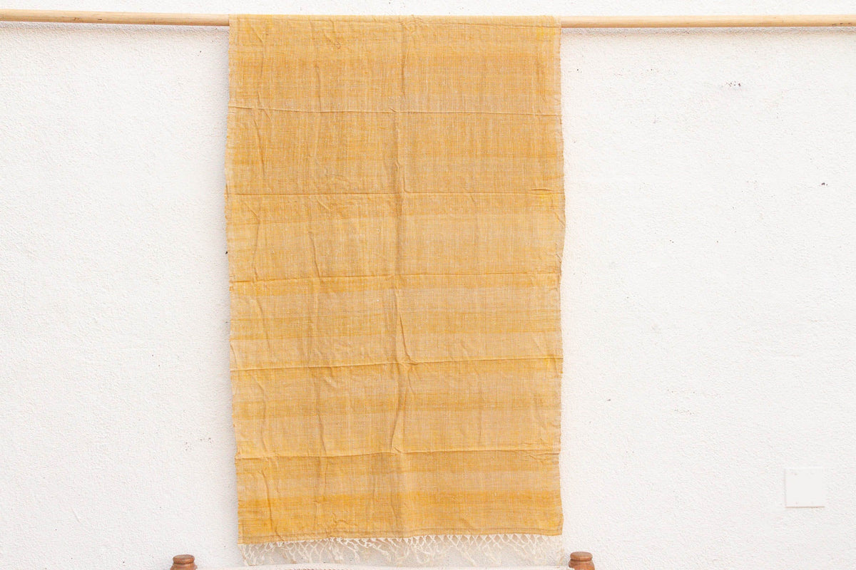 Organic Peace Silk Throw, Golden Honey