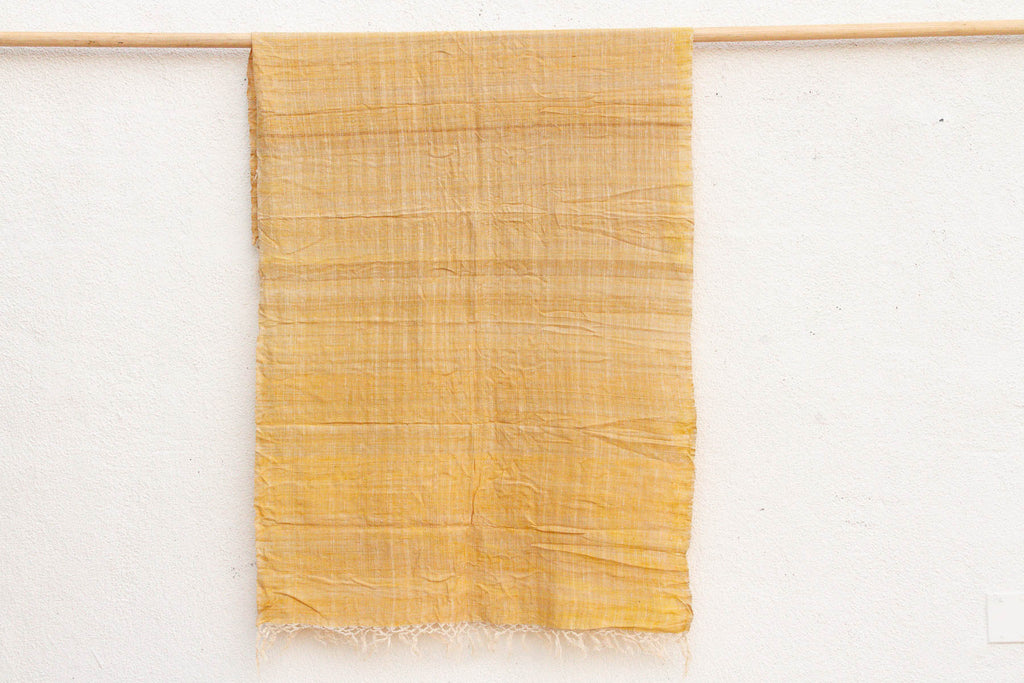 Organic Peace Silk Throw, Summer Yellow (Trade)