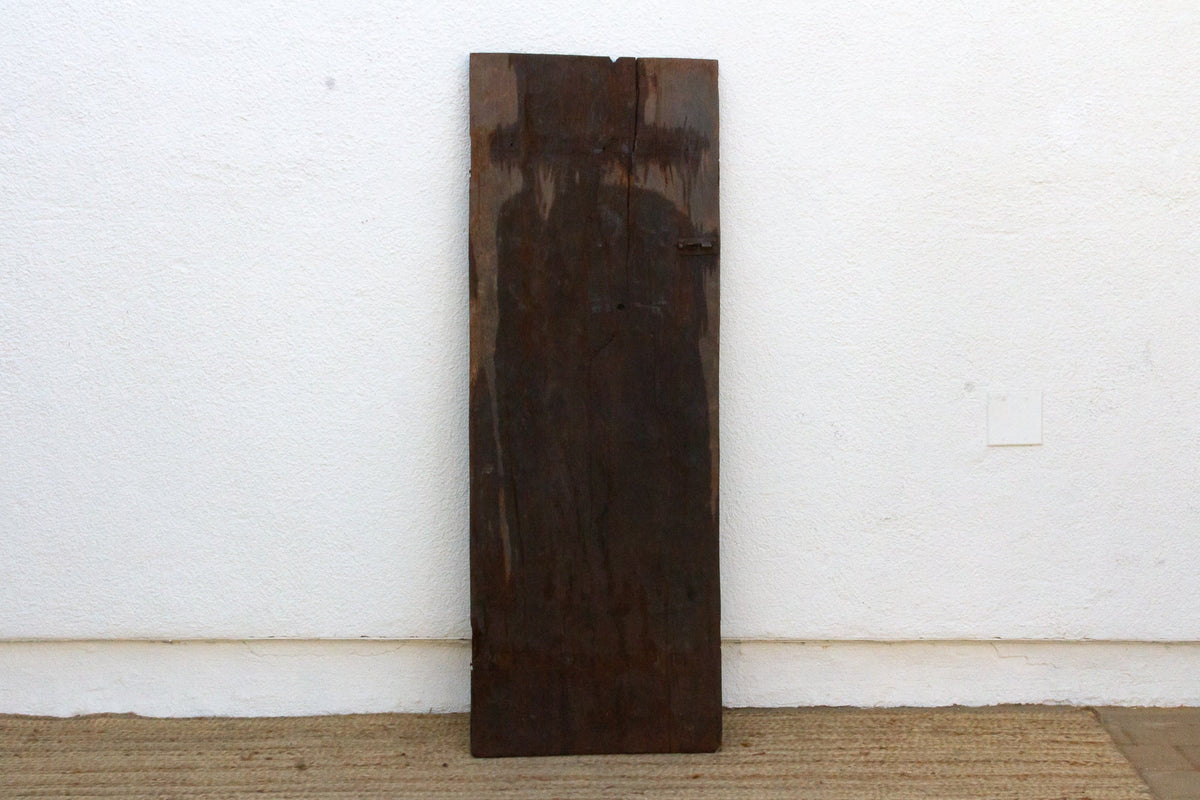 Dark Sun & Moon African Carved Panel