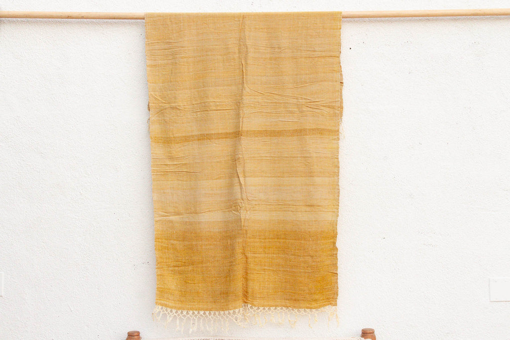 Organic Peace Silk Throw, Golden Blossom
