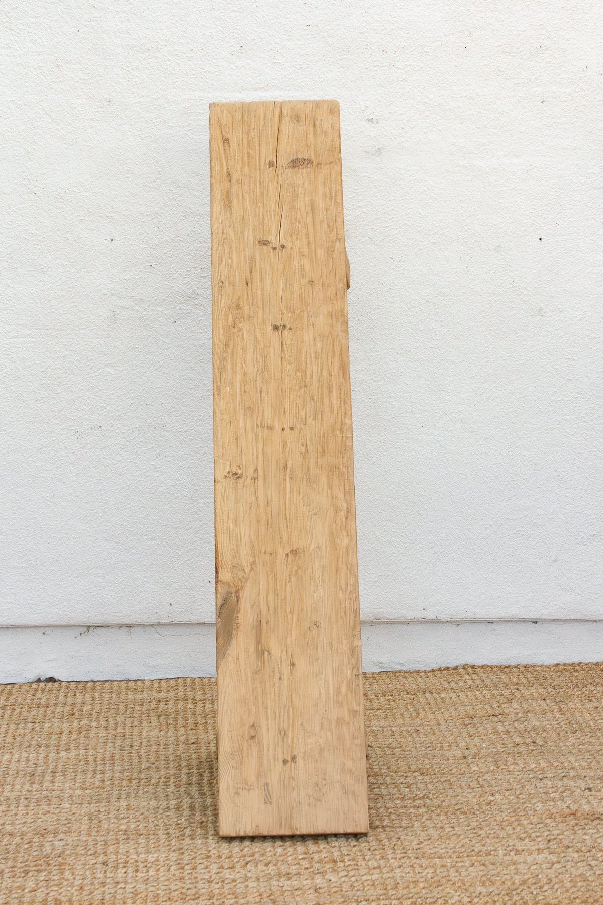 Primitive Bleached Wood Joint Bench