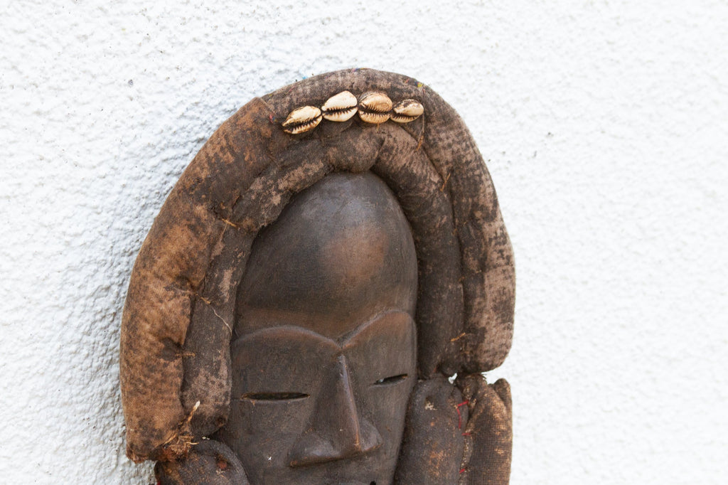 Old Kuba Bark Cloth Mask