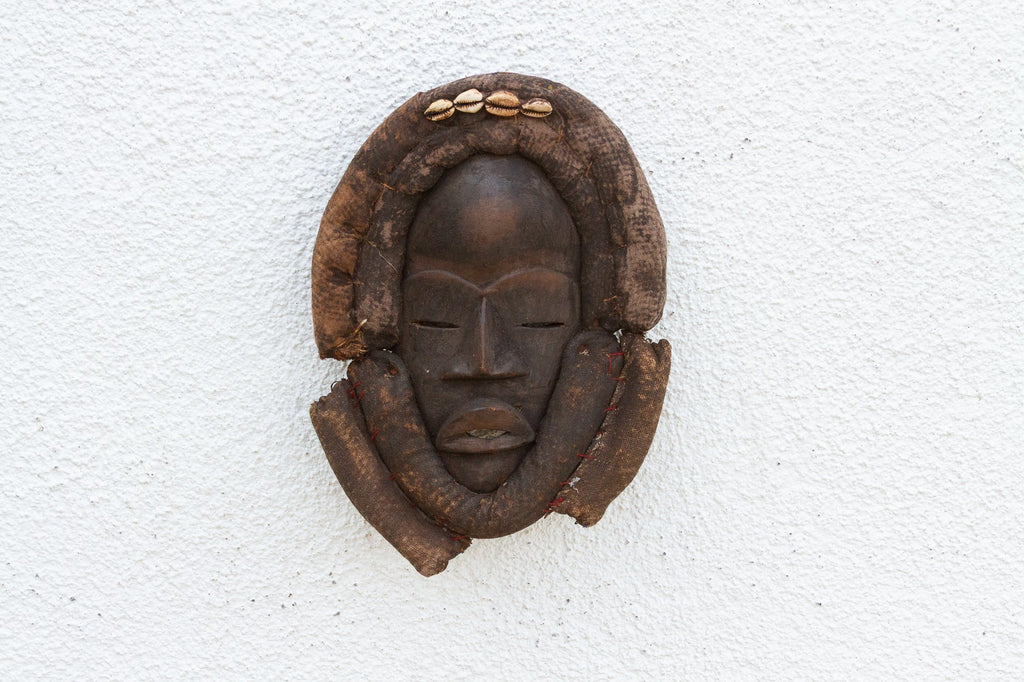 Old Kuba Bark Cloth Mask