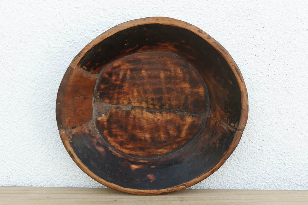 Primitive Hand-carved Kitchen Bowl