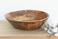 Old World Vintage Wood Bowl