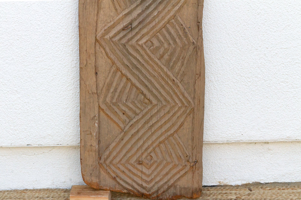 Antique African Sanctuary Carved Door