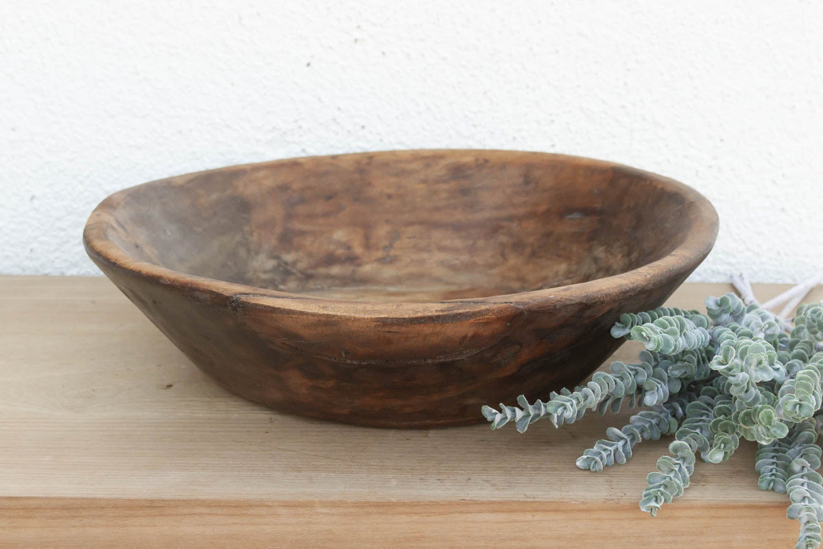 Vintage Light Brown Kitchen Bowl