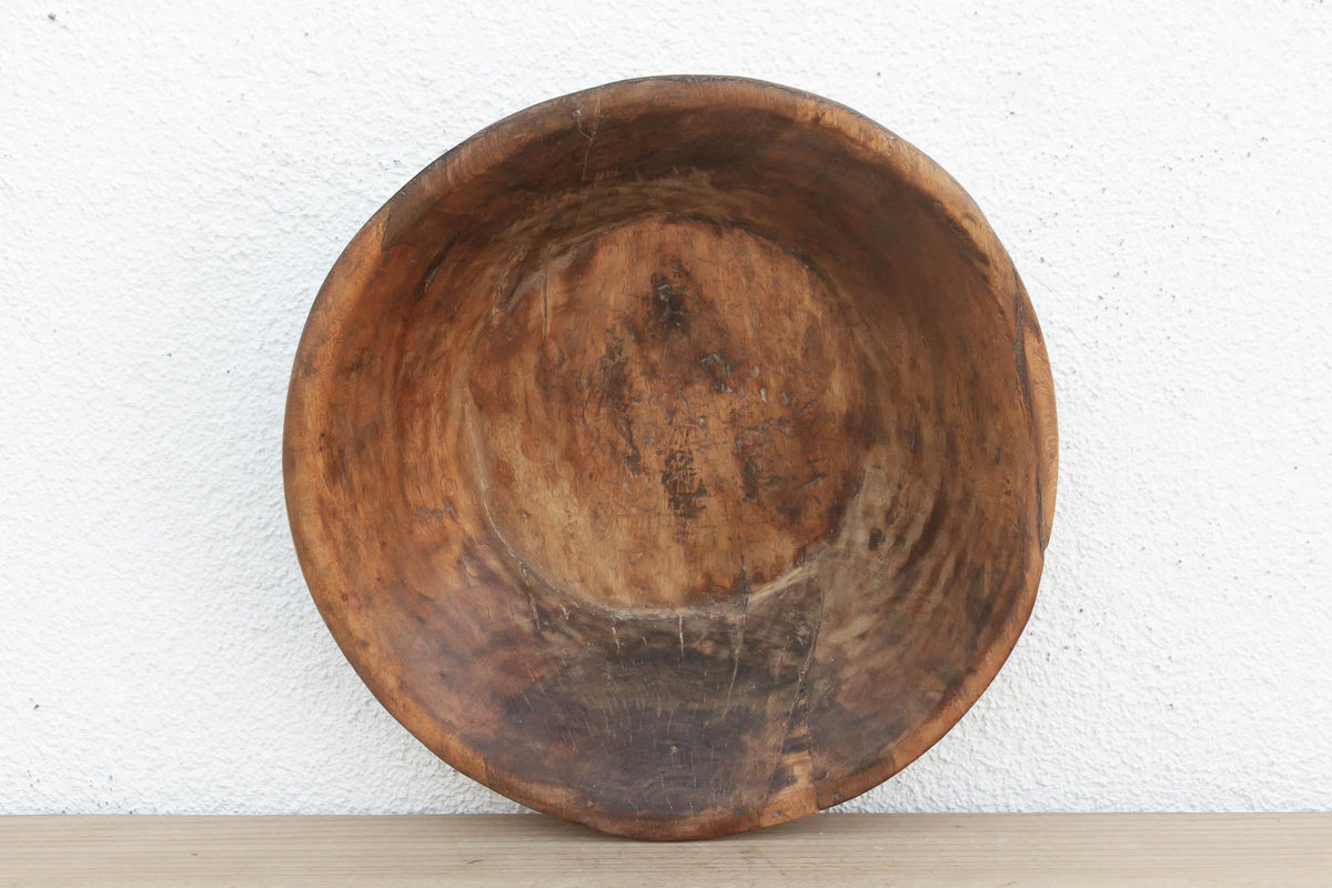 Vintage Light Brown Kitchen Bowl