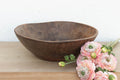 Antique Country Style Wooden Fruit Bowl (Trade)