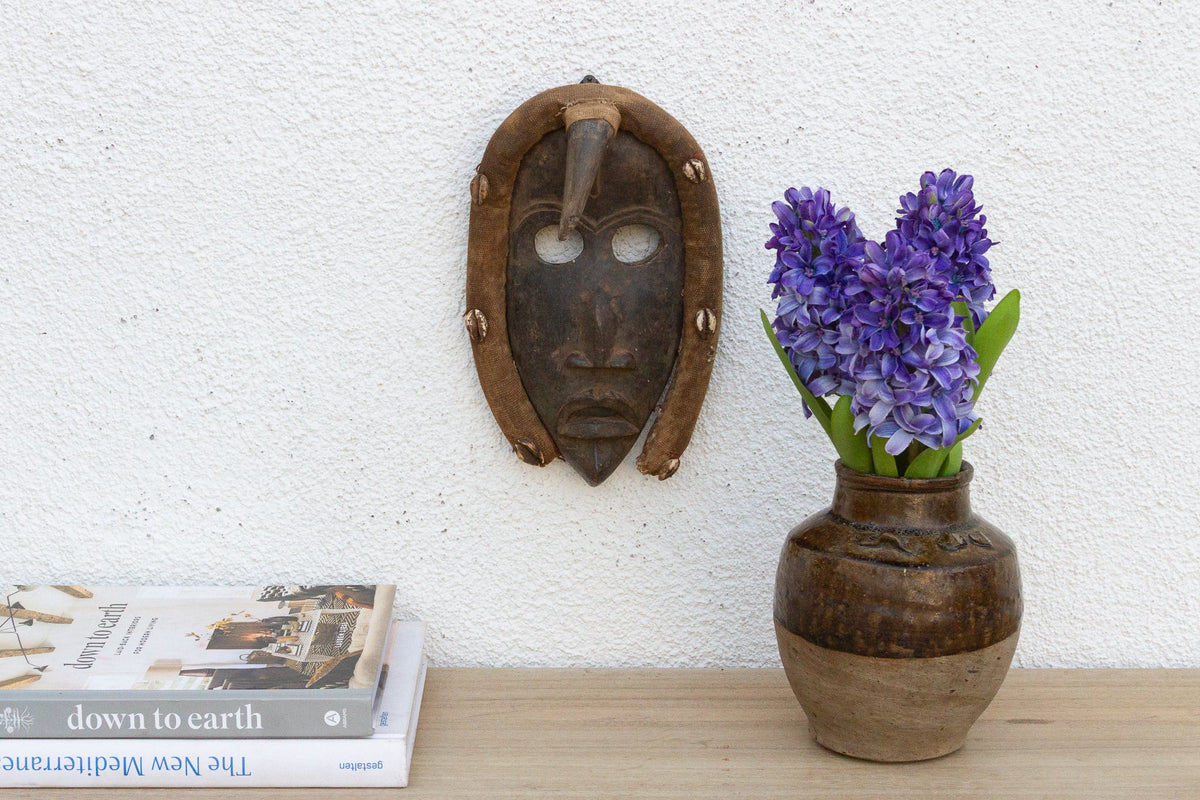 Vintage Symbolic African Kuba Mask