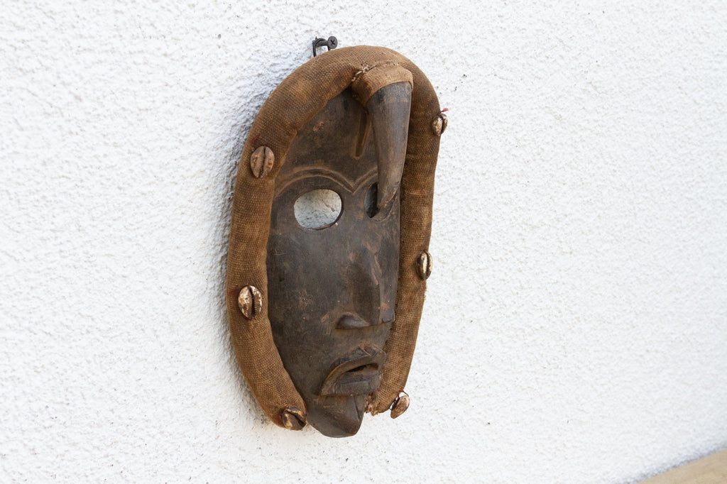 Vintage Symbolic African Kuba Mask