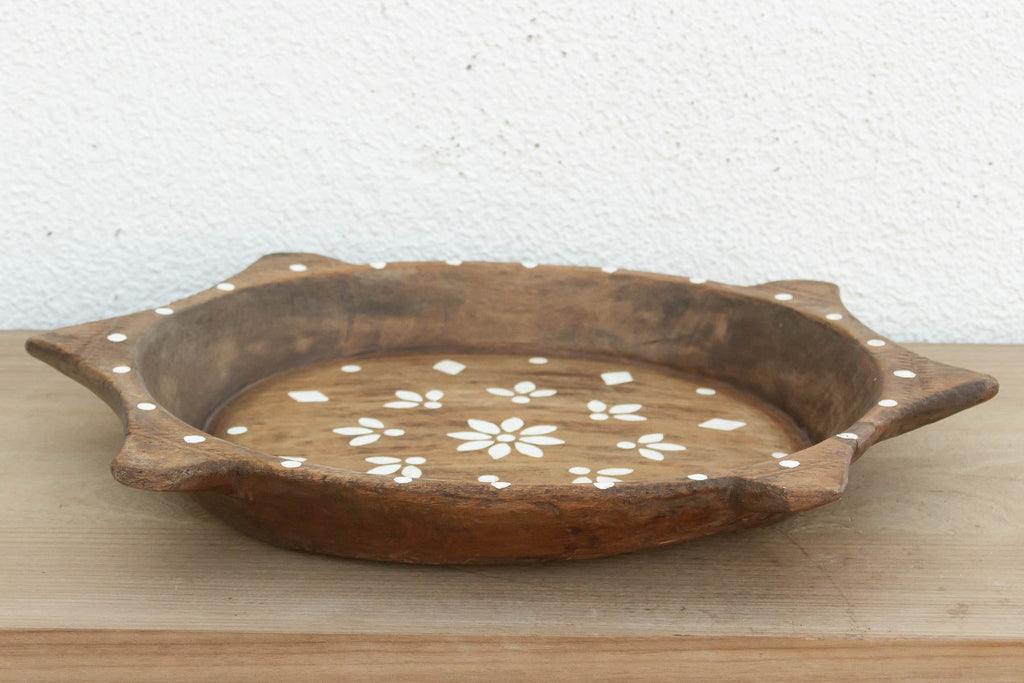 Vintage Inlay Style Painted Bowl (Trade)