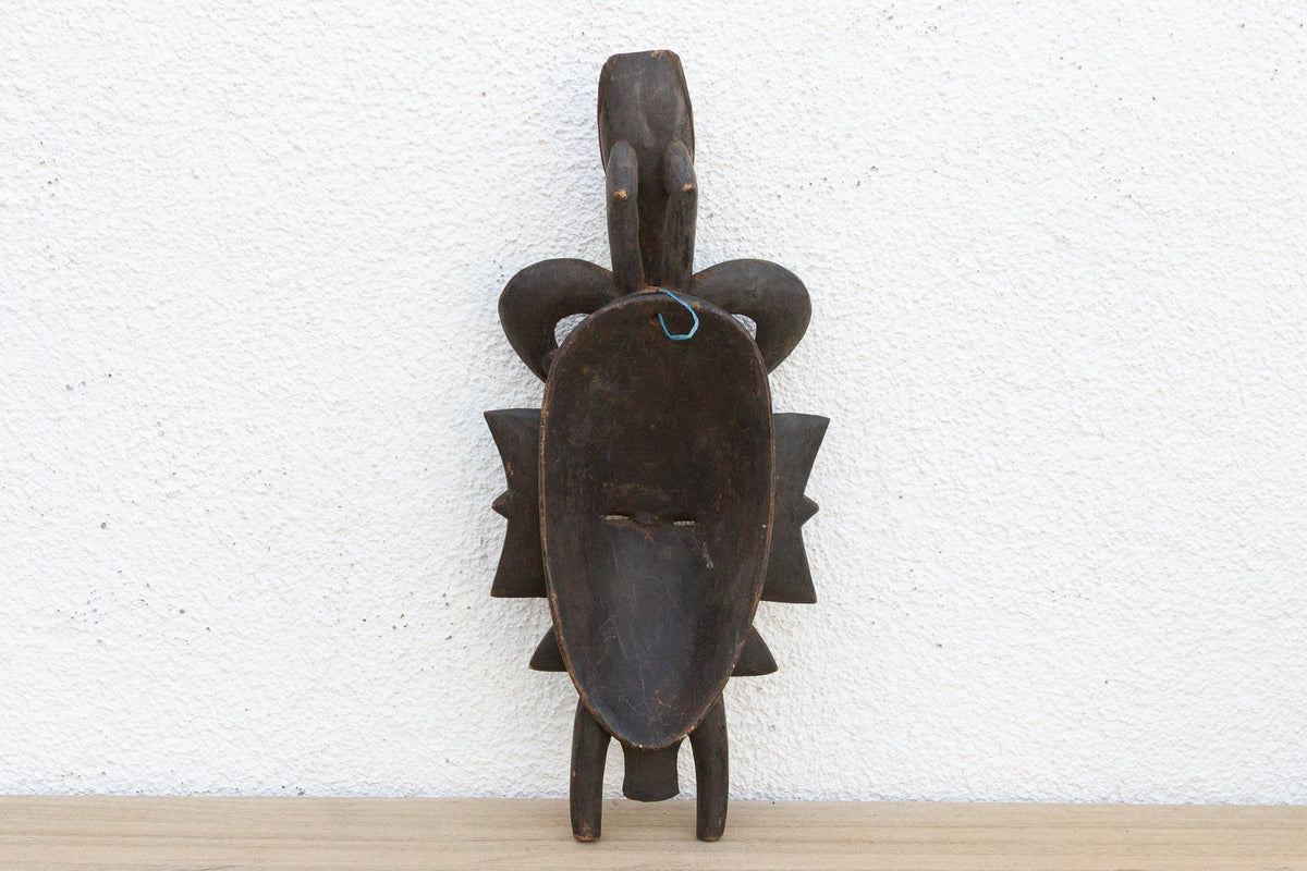 Painted "Lipiko" African Mask, A Guardian Spirit