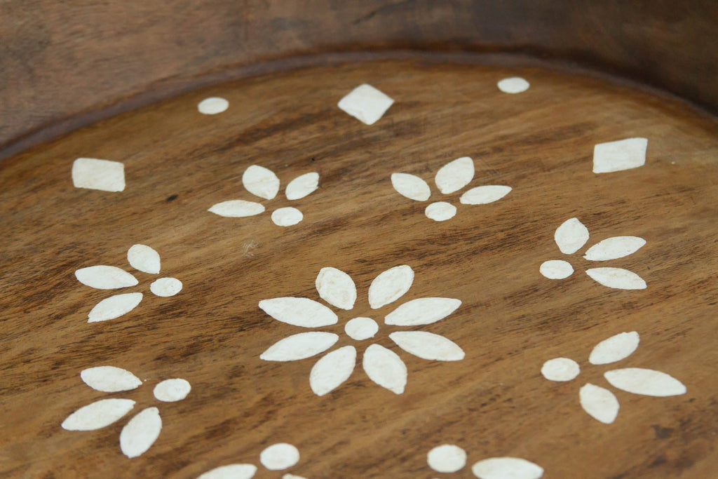 Vintage Inlay Style Painted Bowl (Trade)