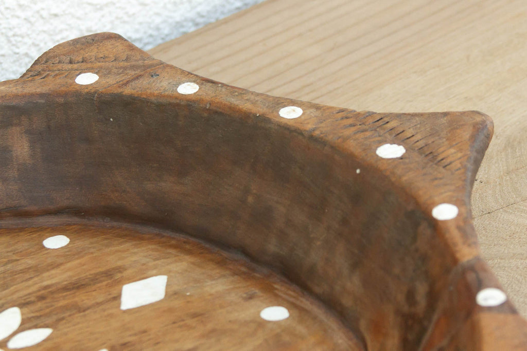 Vintage Inlay Style Painted Bowl (Trade)