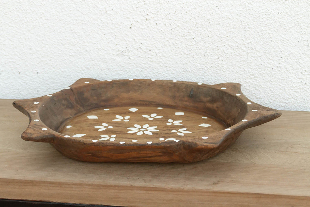 Vintage Inlay Style Painted Bowl (Trade)