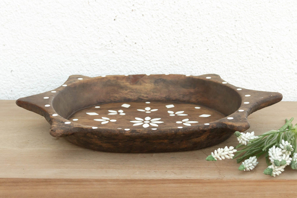 Painted Vintage Floral Art Centerpiece (Trade)
