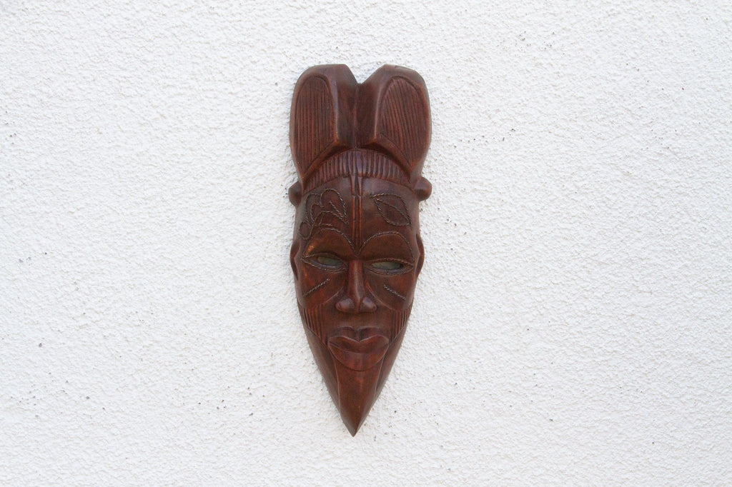 The Pointed Chin, Carved African Mask