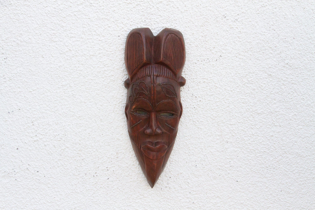 The Pointed Chin, Carved African Mask