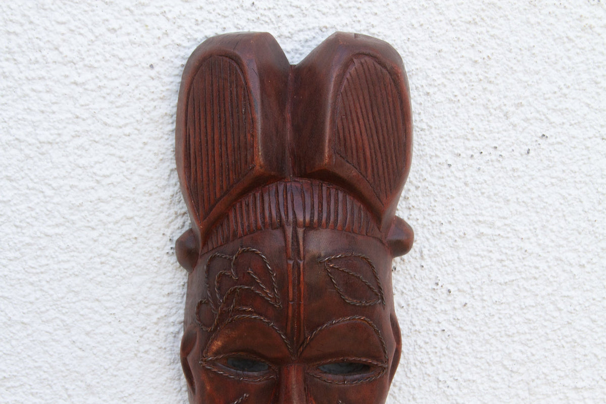 The Pointed Chin, Carved African Mask