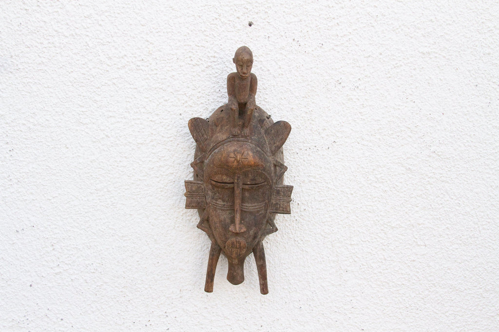 Guardian Figure, African Tribal Mask