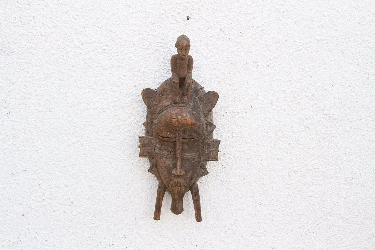 Guardian Figure, African Tribal Mask
