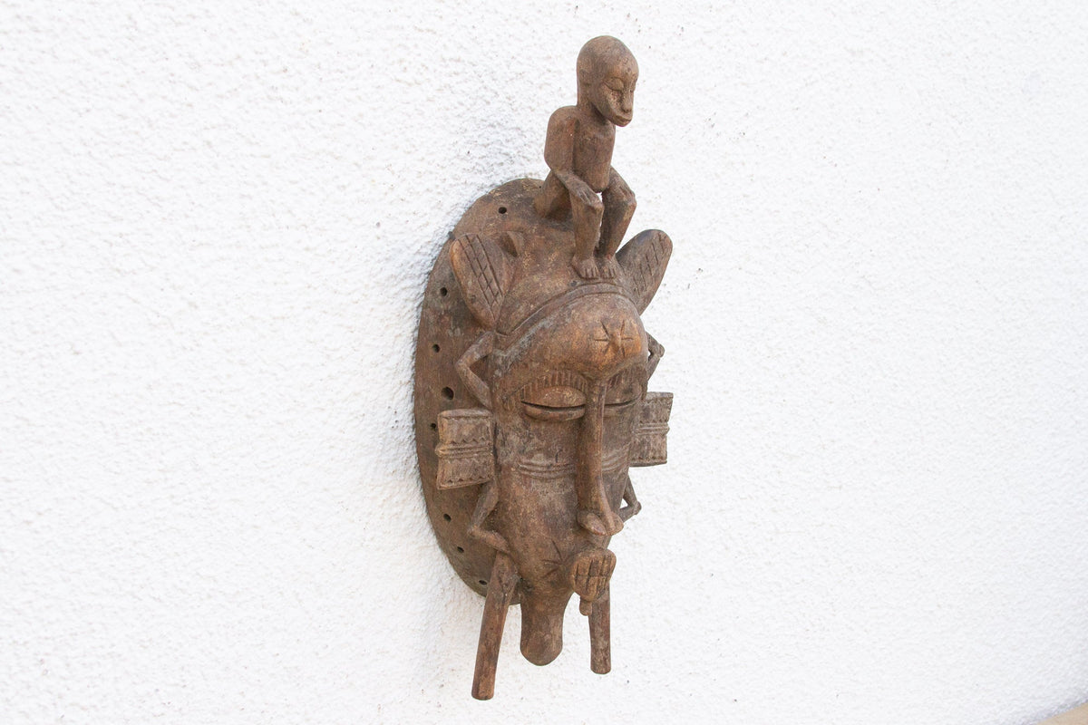 Guardian Figure, African Tribal Mask