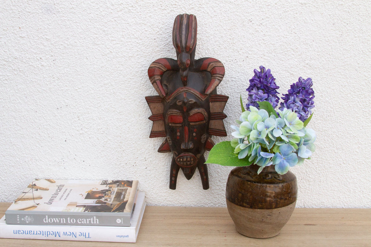 Horned Spirit, African Ritual Mask