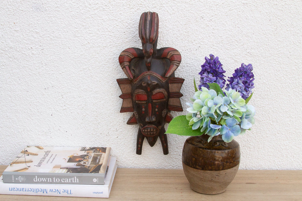Horned Spirit, African Ritual Mask