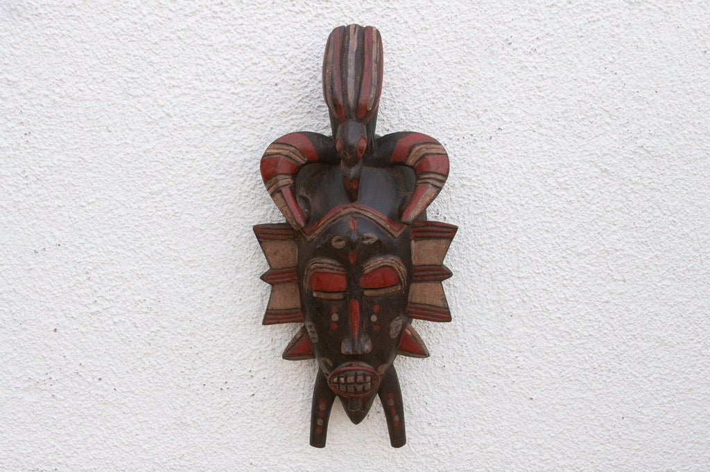 Horned Spirit, African Ritual Mask