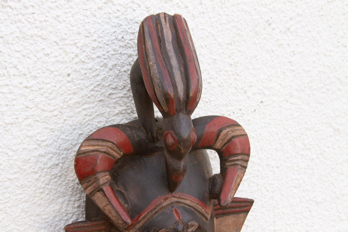 Horned Spirit, African Ritual Mask