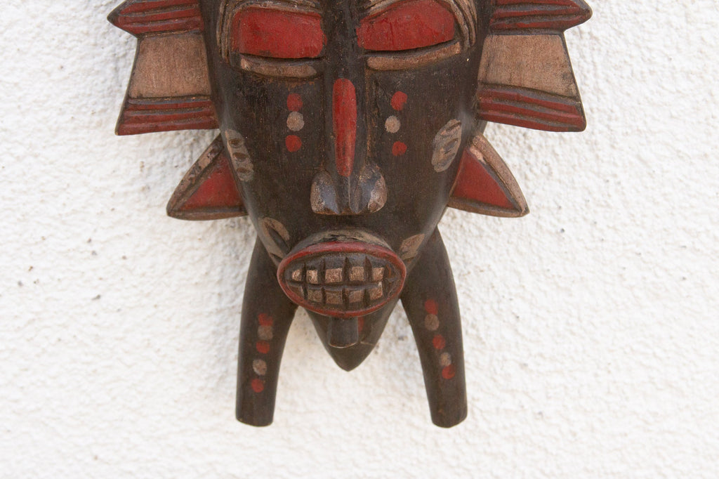 Horned Spirit, African Ritual Mask