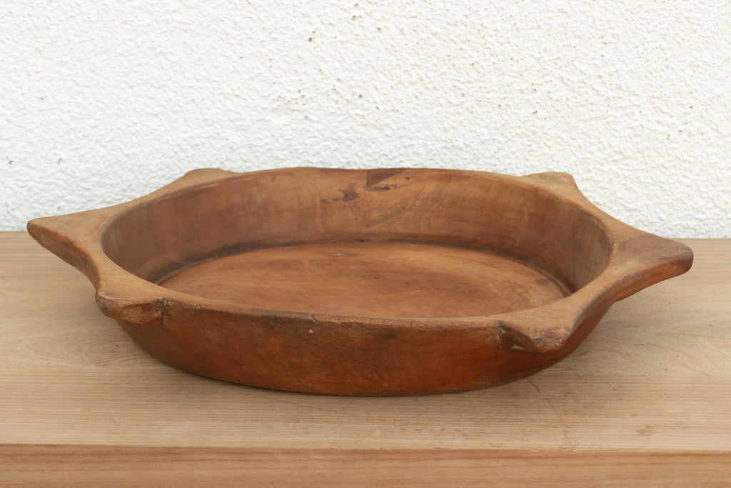 Vintage "Turtle" Shape Wooden Bowl