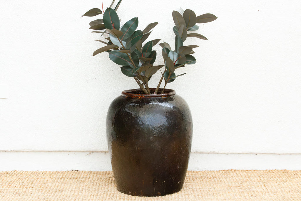 Grand Martaban Storage Pottery Hand Glazed Finish