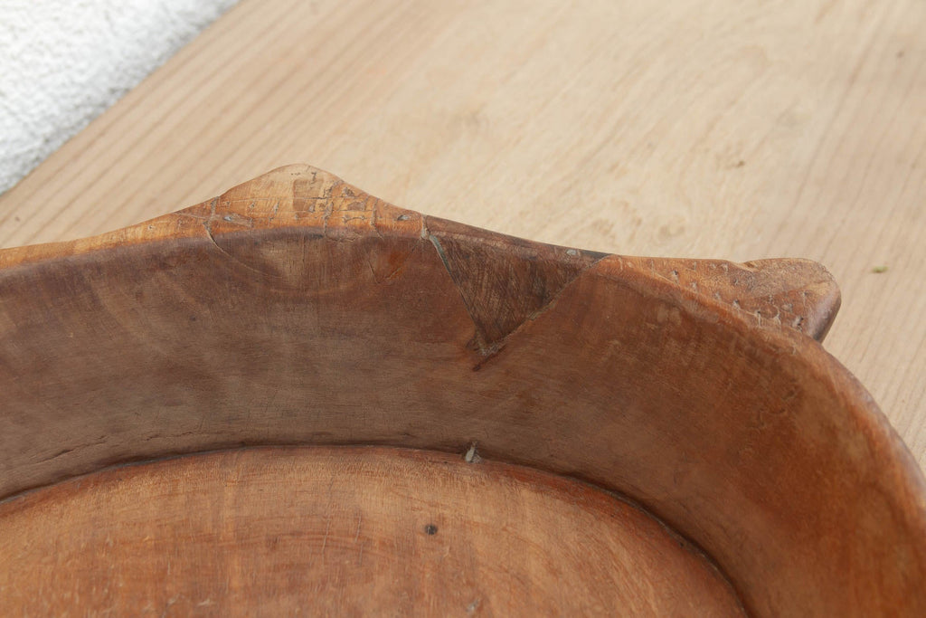 Rustic Farmhouse "Turtle Wood Bowl