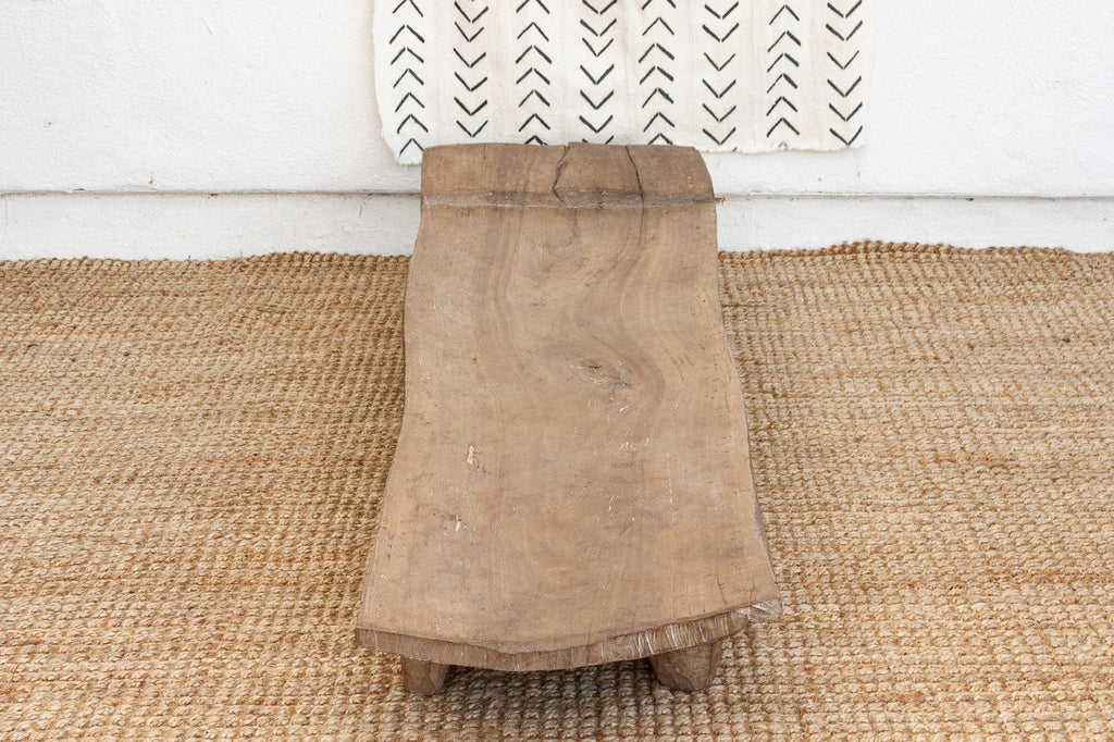Mande African Senufo Slim Bench