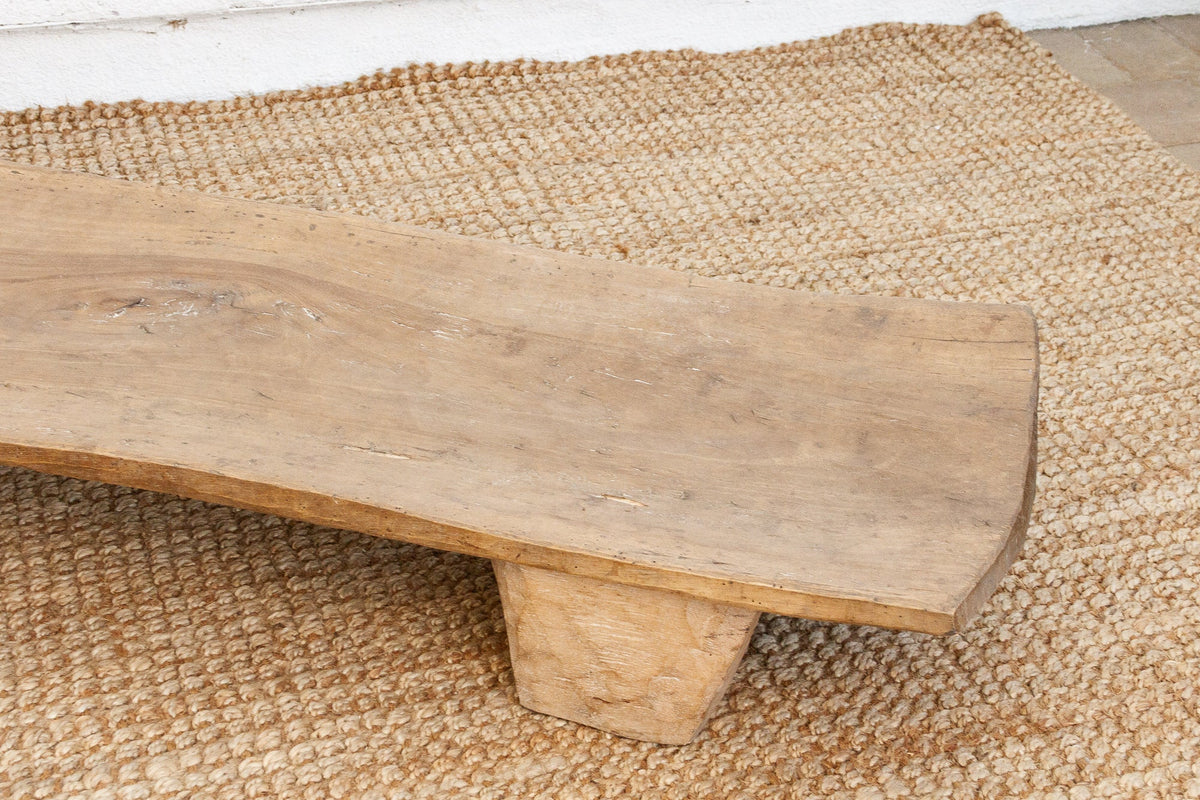 Mande African Senufo Slim Bench