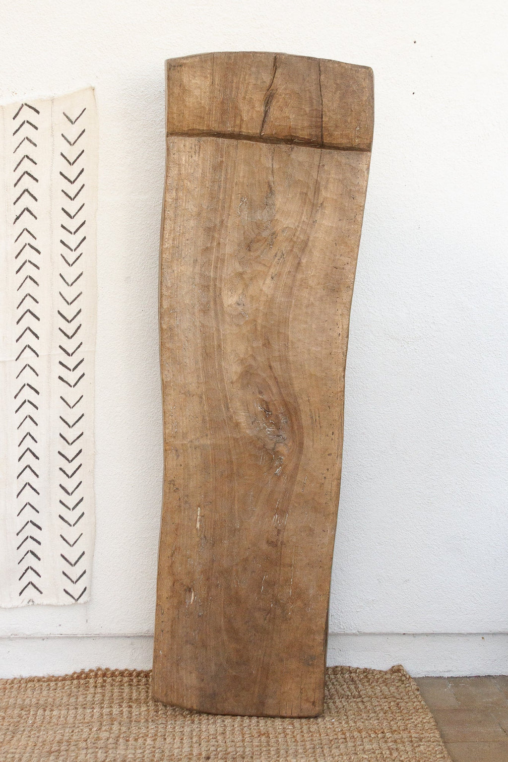 Mande African Senufo Slim Bench