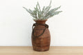 Antique Dark Wood Ghee Pot (Trade)