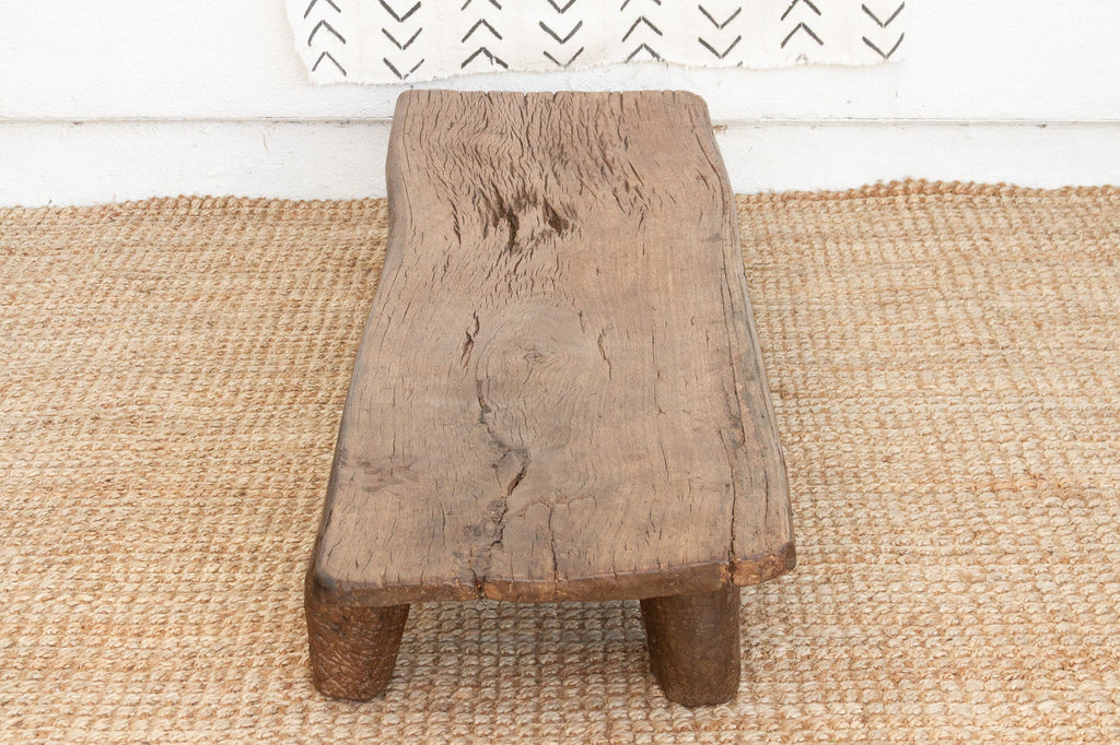 Saika Rustic African Senufo Bench