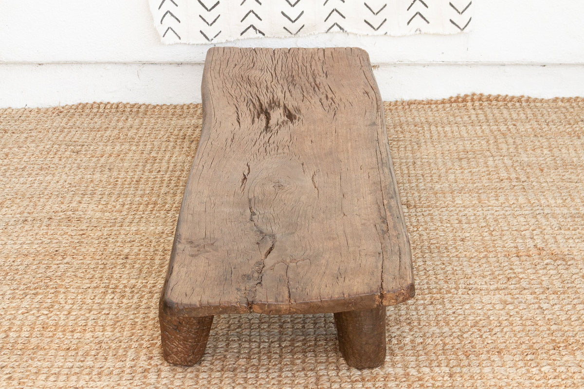 Saika Rustic African Senufo Bench