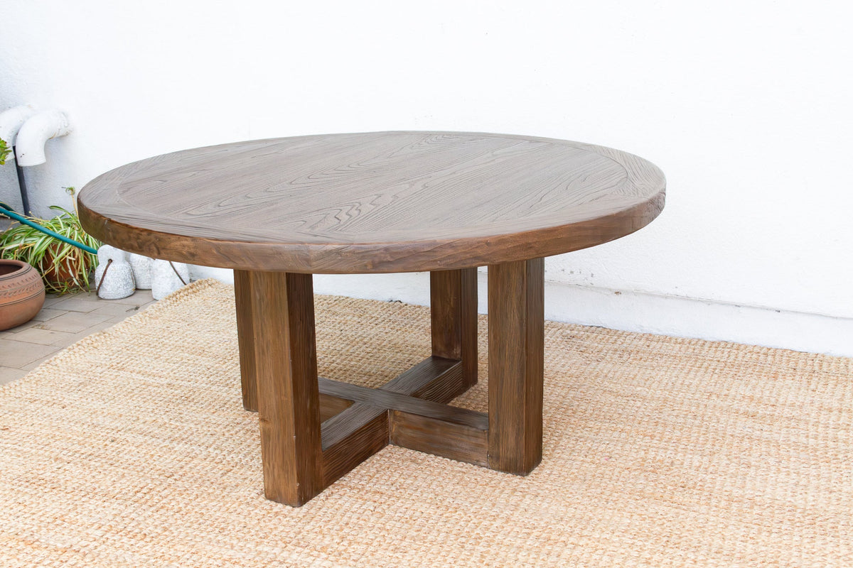 Large 60" DM Rustic Elegant Reclaimed Elm Table