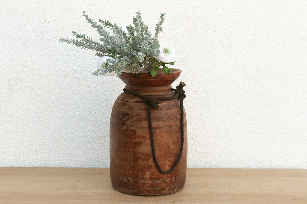 16" Tall Antique Storage Pot (Trade)